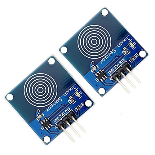 Kiro&Seeu 2PCS TTP223 Digital Touch Sensor Capacitive Switch Button Module Compatible with Ar-duino PIC DIY TTP223B