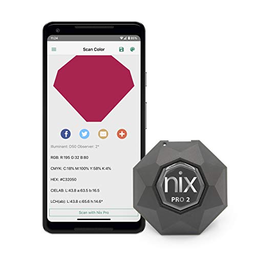Nix Pro 2 Color Sensor - Professional Color Matching Tool - Identify and match paint and digital color values instantly