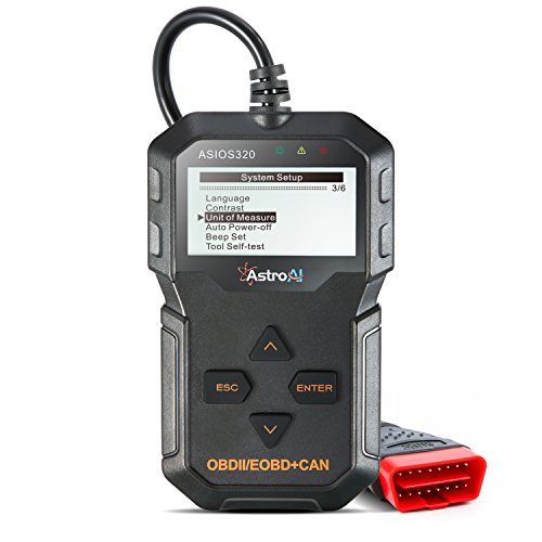 AstroAI OBD2 Scanner, OS320 OBD II Auto Check Engine Code Reader Car Diagnostic Tool Automotive Vehicle Scanner, Black